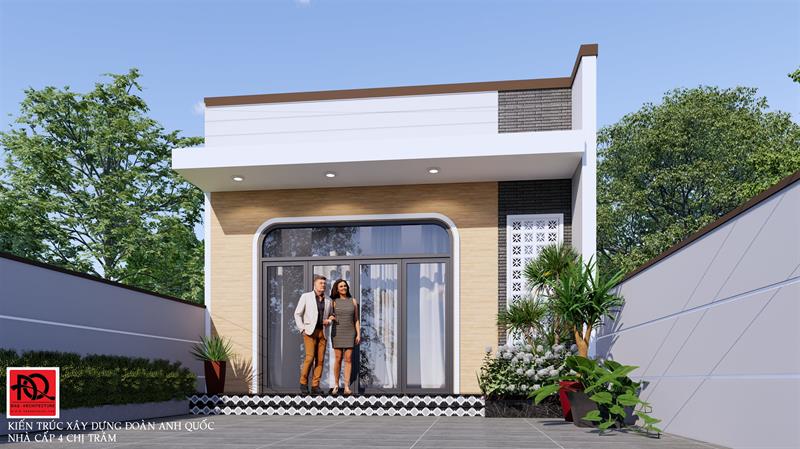 Thiết kế nhà Phan Thiết, Xây nhà trọn gói Phan Thiết, Thi công nhà trọn gói Phan Thiết, Thiết kế Thi công nội thất Phan Thiết Bình Thuận, Công ty Xây dựng Bình Thuận, Thiết kế nhà Bình Thuận, Xây nhà trọn gói Bình Thuận. Khởi công xây dựng căn nhà cấp 4 hiện đại tại Lạc Đạo - Phan Thiết